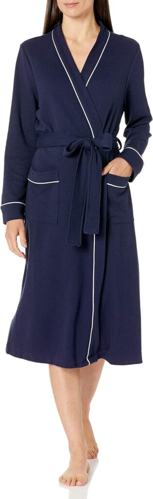 Women's Lightweight Waffle Full-Length Robe
